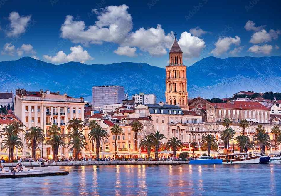 Fotografija Splita, rive i Sv. Duje